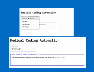 Medical Coding Application
